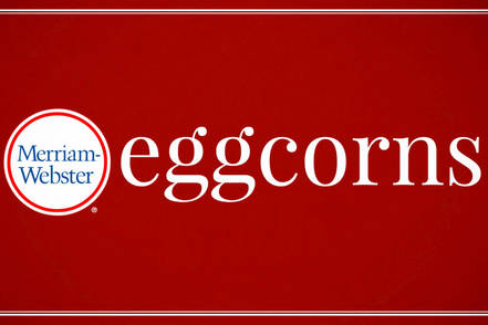 merriam-webster eggcorns title page